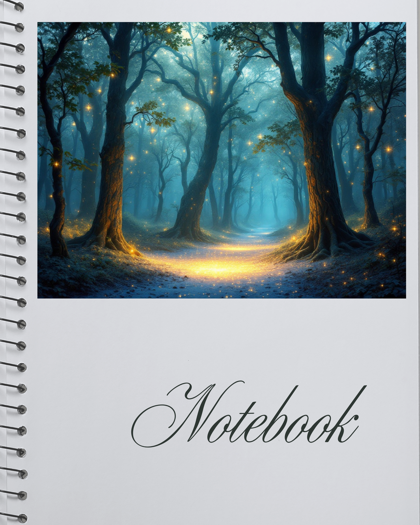 Verschwommener Wald - Digitaler Kunstdruck, Wandkunst, Digitaler Download, Druckvorlage