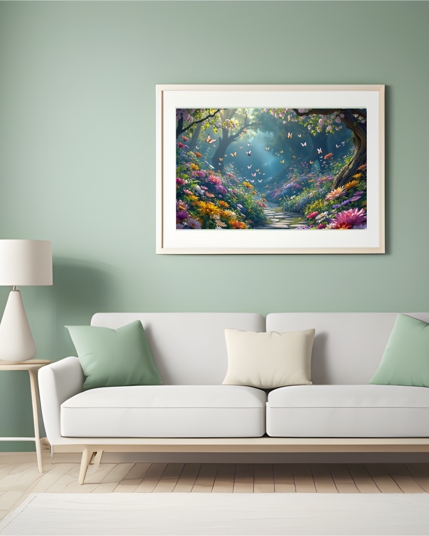 Bunter Schmetterlingseffekt - Digitaler Kunstdruck, Wandkunst, Digitaler Download, Druckvorlage