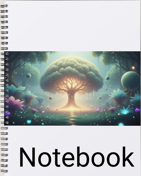 Magischer Weltenbaum im Zauberwald – Digitaler Kunstdruck, Wandkunst, Download, Druckvorlage,