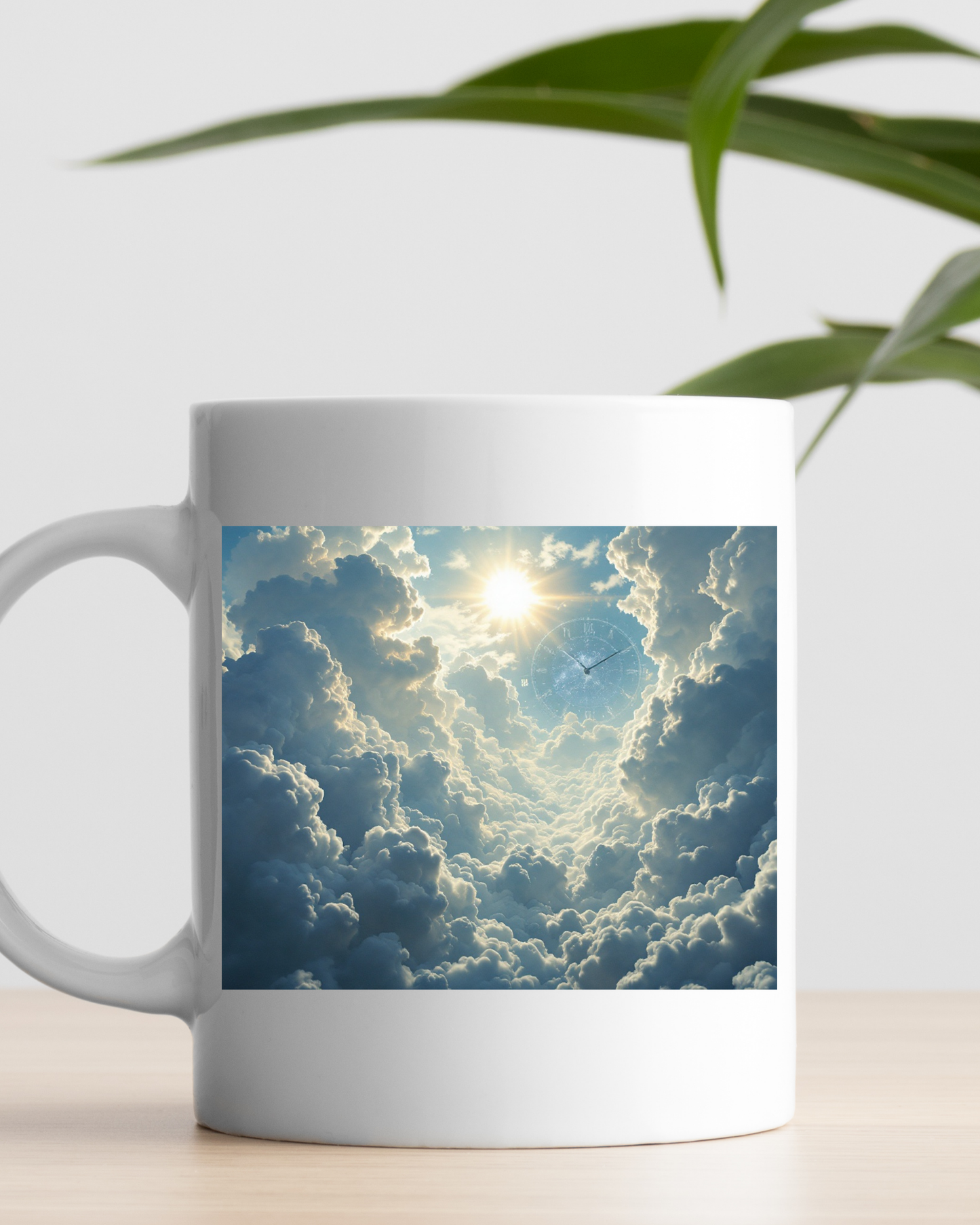 Wolke.Sonne.Zeit - Digitaler Kunstdruck, Wandkunst, Digitaler Download, Druckvorlage