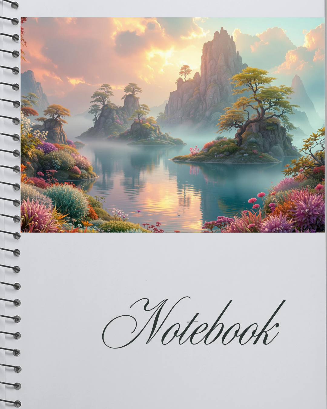 Magische Morgenstille - Digitaler Kunstdruck, Wandkunst, Digitaler Download, Druckvorlage